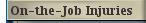 On-the-Job Injuries